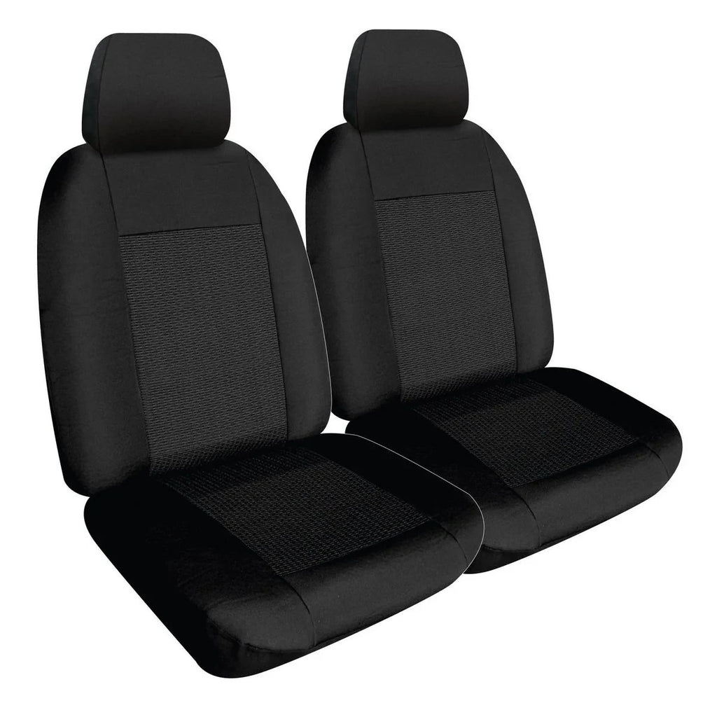 Sperling Weekender Jacquard Front Black Seat Covers Suits Prado 120 Series 20...