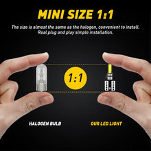 Load image into Gallery viewer, 10x AUXITO T10 W5W LED Wedge Interior Plate Number Light 6000K Globe Error Free