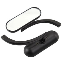 Load image into Gallery viewer, 2X Black Motorcycle Mini Oval Rear View Mirrors For Harley V Rod Night Rod Dyna