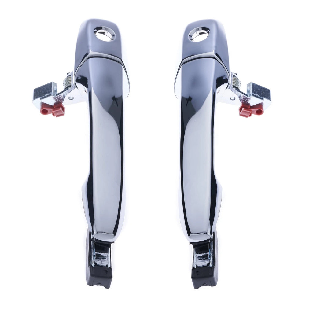 4pc FRONT & REAR Left + Right Outer Door Handle Chr for Ford Ranger & BT50 06-11