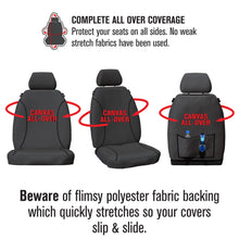 Load image into Gallery viewer, Sperling Tradies Canvas Front Grey Seat Covers Suits Hilux 2005-2015 RM1048TRG