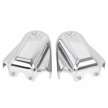 Load image into Gallery viewer, Chrome Rear Axle Cover Bar Shield Swingarm Cap For Harley Softail FLSTC FLSTN ST