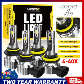 4-40x 9005 HB3 H8 H9 H11 LED Headlight Kit Canbus Error Free Globes Car Bulbs A