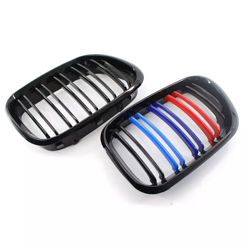 Gloss Black M Color Front Kidney Grill Grille For BMW X5 E53 2000-2003 2001 2002