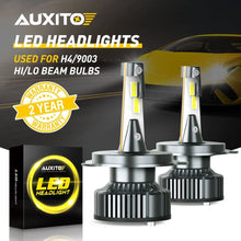 Load image into Gallery viewer, 2-10x 700%+ Bright LED H4 Headlight Conversion Globes Kit Bulb High Car Low NEWA