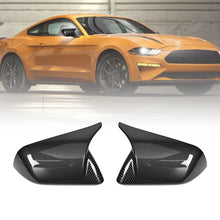 Load image into Gallery viewer, For Ford Mustang 2015-2022 Rearview Side Mirror Cover Case Carbon Fiber Look ST
