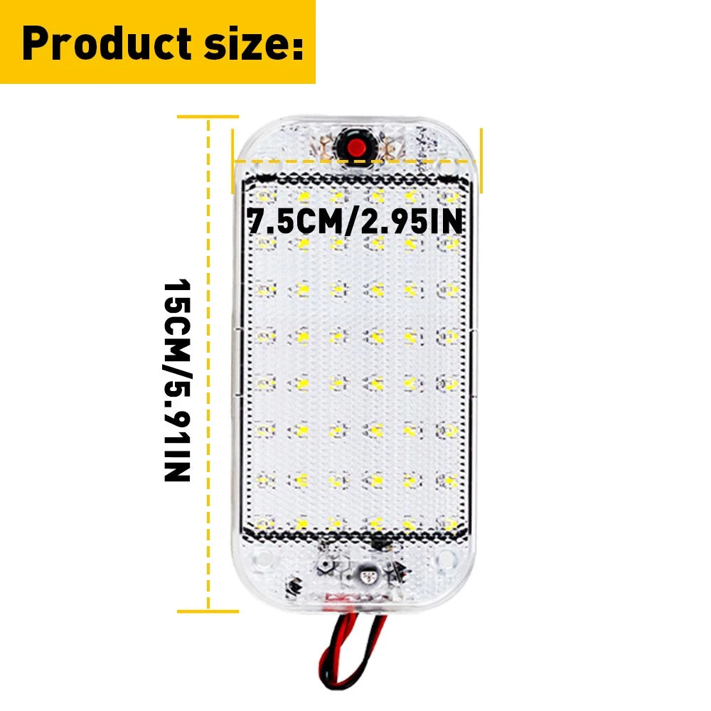 2 Pack 12V Led RV Ceiling Dome Light Interior LED Lighting for Trailer Camper RV