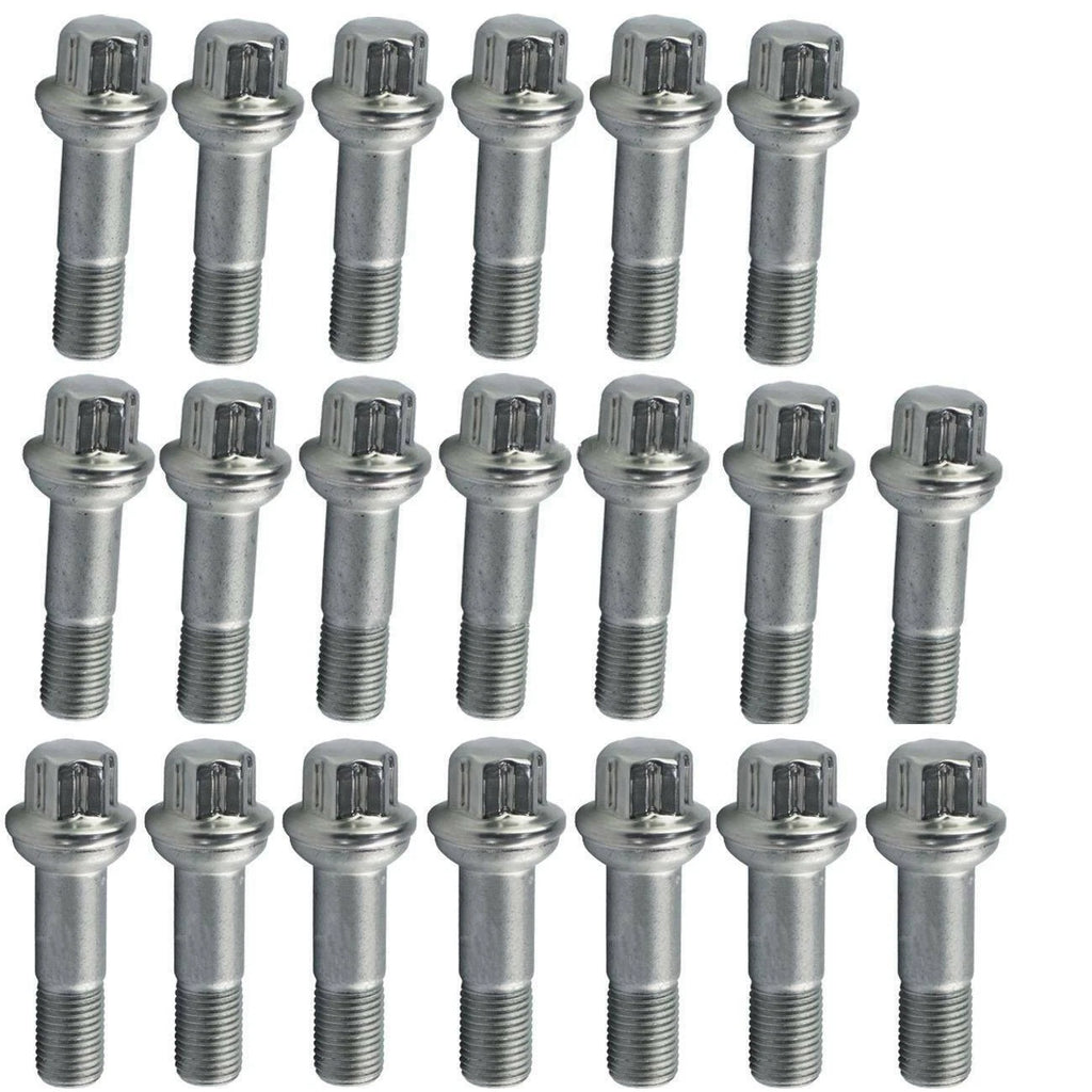 20x Stainless Steel Wheel Lug Bolts for Mercedes W221 W166 W251 X166 M14 x 1.5mm