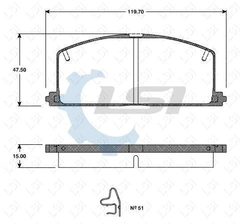 Front Brake Pads and Disc Rotors Set for COROLLA AE101 1994-00 Akebono Caliper