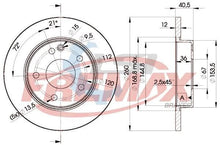 Load image into Gallery viewer, Fremax Front Disc Rotors for Mercedes Benz A140 W168 1.4 1.6 00-04 Solid