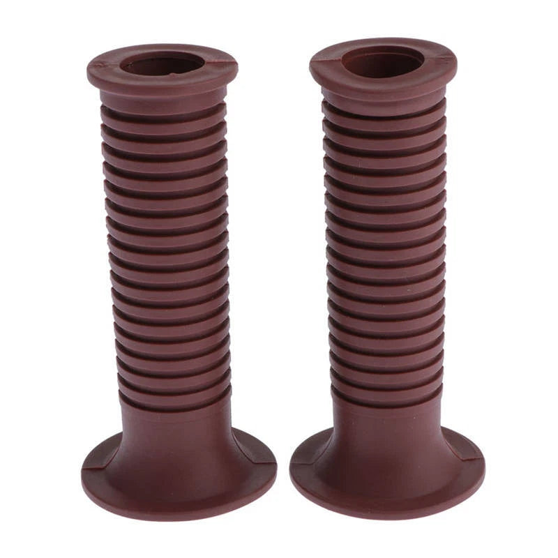 Motorcycle Brown Rubber Hand Grips Handlebar For BMW R1100 R1150 GS R S F650 ST*