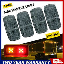Load image into Gallery viewer, 16x Red Amber LED Clearance Light Side Marker Lamp Trailer Truck Caravan Lorry A