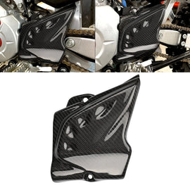 For Honda CRF110F Carbon Fiber Countershaft Sprocket Chain Protective Cover ST