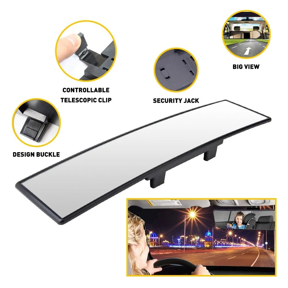 Universal Wide Angle Rear View Mirror Rearview Universal Car Van Parking 300MM