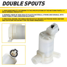 Load image into Gallery viewer, 2X Windscreen Washer Pump Motor Front For Nissan Patrol GU Y61 1998-2004