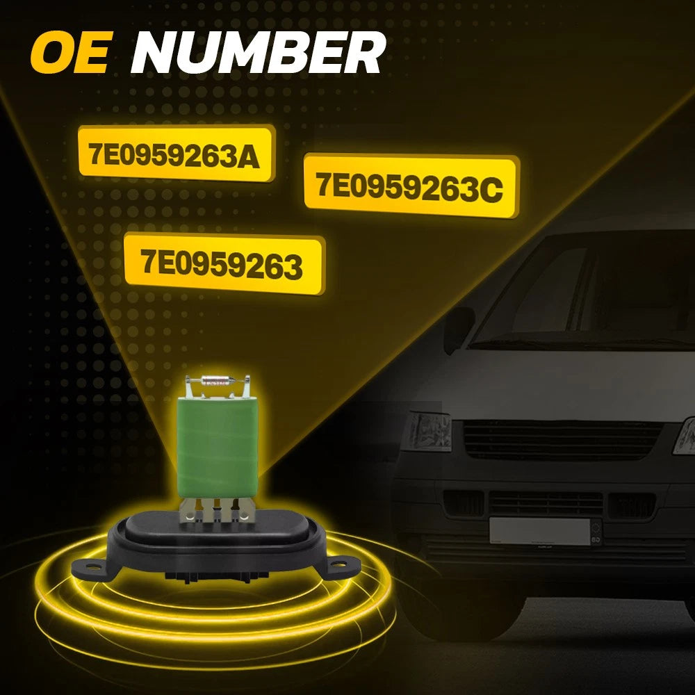 Heater Blower Motor Fan Resistor for VW Amarok Touareg Transporter 2003-2022 AU