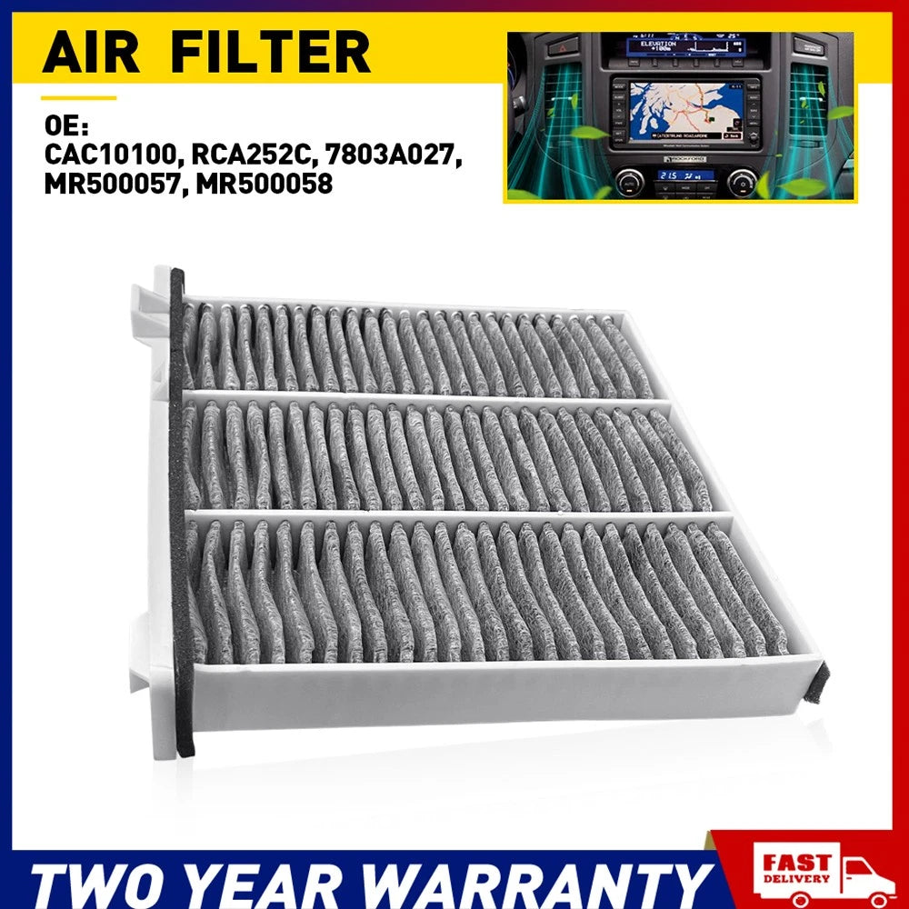 Carbon Cabin Air Filter for Mitsubishi Pajero NM NP NS NT NW NX 2000-19 CAC10100