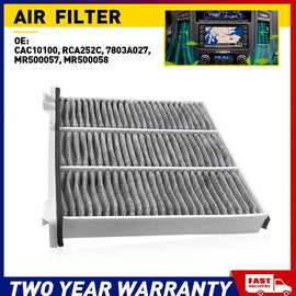 Carbon Cabin Air Filter for Mitsubishi Pajero NM NP NS NT NW NX 2000-19 CAC10100