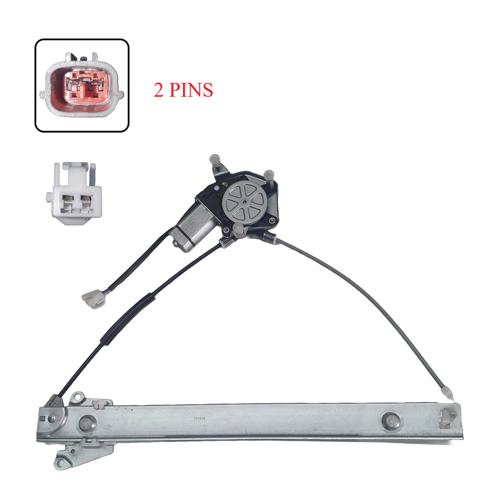 Front Left Window Regulator W/Motor 2 Pins for Ford Escape ZA/ZB/ZC 2001-2008