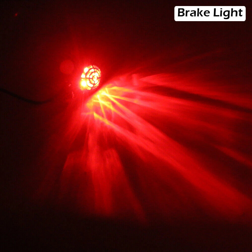 LED Motorcycle Rear Stop Brake Tail Light For Harley Cafe Racer Bobber Chopper S