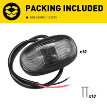 Load image into Gallery viewer, 10X led clearance lights side marker Red Amber indicators lamp trailer truck ute
