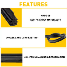 Load image into Gallery viewer, 4x Auto Car Bus Windshield Frameless Rubber Refill Wiper 28" Blade 6mm Replace