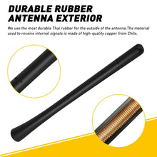 Load image into Gallery viewer, for Jeep Dodge Chrysler 7" inch Short Rubber Antenna Mast Radio AM/FM Aerial