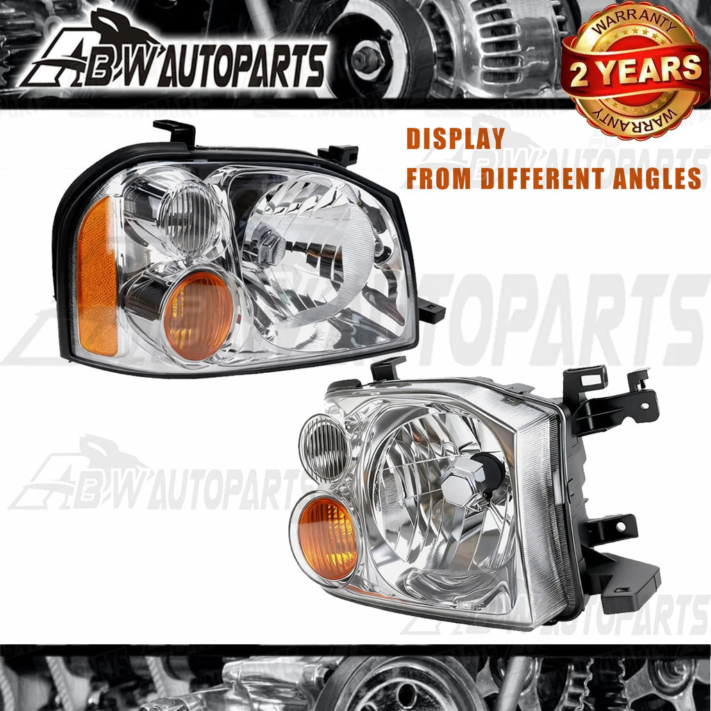 Pair Left & Right Headlights Car Lamps For Nissan Navara D22 UTE 2001-2015 LH&RH