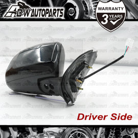 Right Driver Side Door Mirror Assembly Black Electric For Toyota Hilux 2005-2015