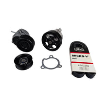 Load image into Gallery viewer, Complete Drive Belt Kit w/ Pulley, Tensioner &amp; Water Pump For Nissan X-Trail T30