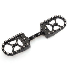 Load image into Gallery viewer, MX Style Black Foot Peg Footrest Fit For Harley Sportster Touring Softail Dyna S