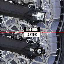 Load image into Gallery viewer, For Surron Ultra Bee 2023+ CNC Aluminum 2x Axle Block Chain Adjuster Bolts Black