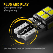 Load image into Gallery viewer, 10x T10 LED Side Wedge Interior, parker light, Number Plate Light Globes 6000K