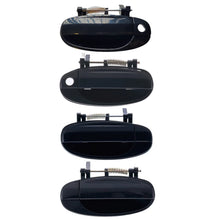 Load image into Gallery viewer, 4pc Front Rear Left &amp; Right Outer Door Handle Black for Holden Barina TK 2005-11
