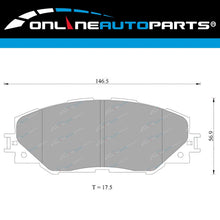 Load image into Gallery viewer, Front Disc Brake Pad Set for Toyota RAV4 ACA33R ACA38R GSA33R 2006~2013 Wagon