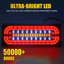 Load image into Gallery viewer, 58 LEDs TRAILER TAIL LIGHT KIT 2x PLUG 4 CORE WIRE CARAVAN BOAT UTE Waterproof