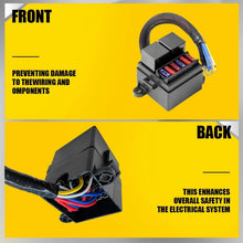 Load image into Gallery viewer, 4-Pin 80A Pre-Wired Fuse Relay Box Waterproof Relay Slots ATC/ATO Fuse Holder