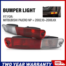 Load image into Gallery viewer, Pair Rear Bumper Light Brake Lamp For Mitbubishi Pajero NP 2002-2006 Red White