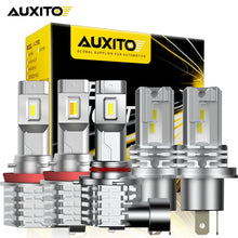 Load image into Gallery viewer, AUXITO 2X H4 H8 H11 9005 9006 LED Headlight Globes Bulbs High Low Beam 6500K AU