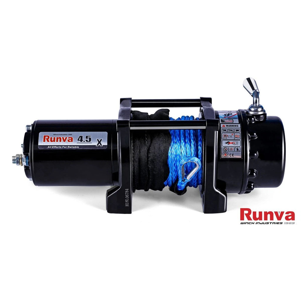 Runva 4.5X ATV Winch 24V 4500lb W/Synthetic Rope 45X24VD