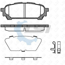 Load image into Gallery viewer, Rear Brake Pads and Rotors Set suits Subaru FORESTER 2.5i 2003-2008