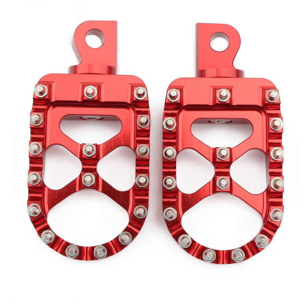 Wide Foot Peg MX Style for Harley Dyna Sportster Iron 883 1200 for Fatboy Bobber