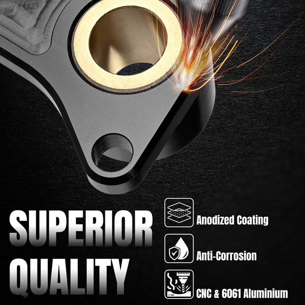 Black Aluminum Shift Shaft Brace Shifter Support For Kawasaki KLX110/KLX110L 05+