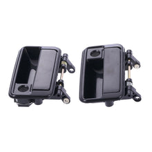 Load image into Gallery viewer, Door Handle Outer for Suzuki Swift 89-99 Set of 2 Black FRONT LEFT+RIGHT