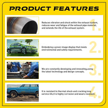 Load image into Gallery viewer, 2.5" Inch Megapower Exhaust Hotdog Resonator Muffler Glass Pack 12" Long High AU