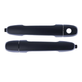 Door Handle Outer for Toyota Hilux 05-15 Set of 2 Textured Black FRONT LH+RH