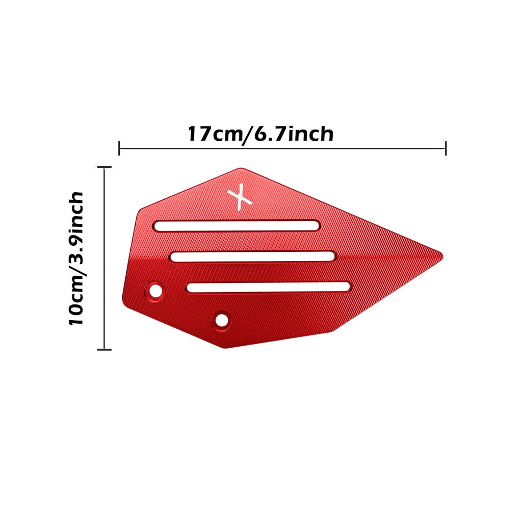 Red CNC Rear Brake Master Cylinder Guard Protector Cover For Ducati DesertX 2022