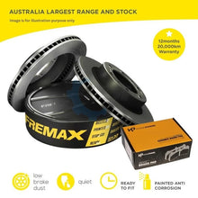 Load image into Gallery viewer, Front Brake Disc Rotors and Ceramic Brake Pads for Mazda 3 BM BN 13-19 280mm