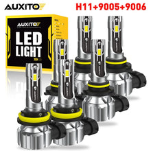 Load image into Gallery viewer, 6PCS 9005(HB3) + 9006(HB4) + H11 LED Headlight Light Bulbs Globes Conversion Kit
