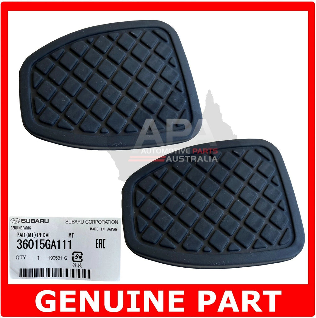 GENUINE Subaru Impreza Forester Liberty BRZ Brake & Clutch Pedal Rubber Pad Pair